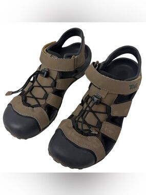 Teva Flintwood Men’s Size 9 Brown closed toe sandals Water Shoes